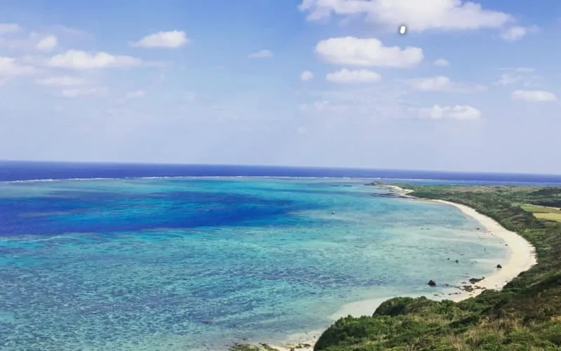 石垣島の海と空の写真