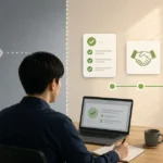 勤務時間外の連絡で通知確認・返信・実作業の範囲を整理する在宅勤務者