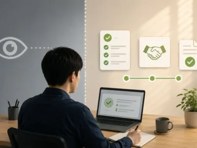 勤務時間外の連絡で通知確認・返信・実作業の範囲を整理する在宅勤務者