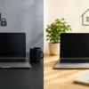 会社PCと私用PCの作業環境を分けるイメージ